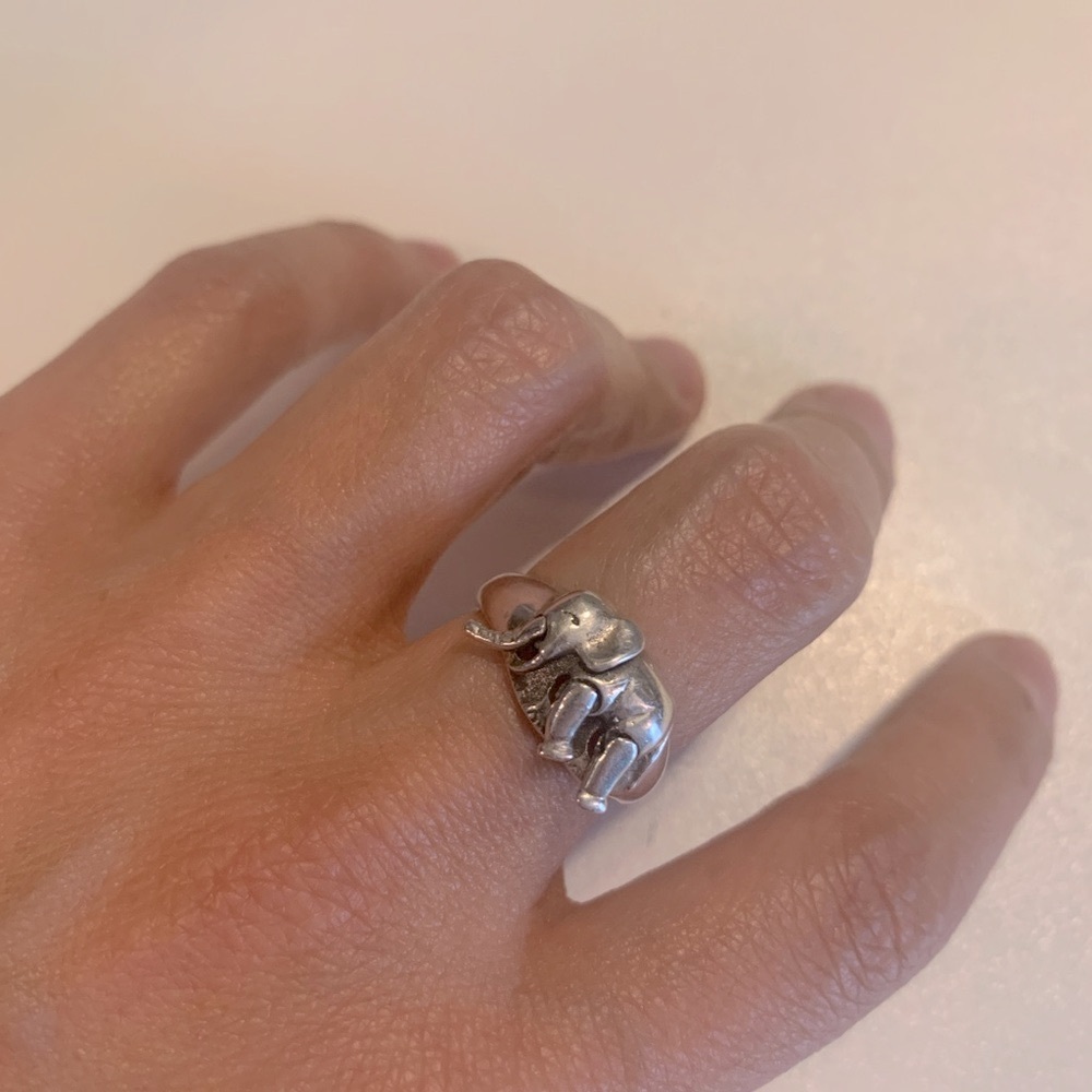 3/$25✨ Silver 925 Elephant Ring 🐘
